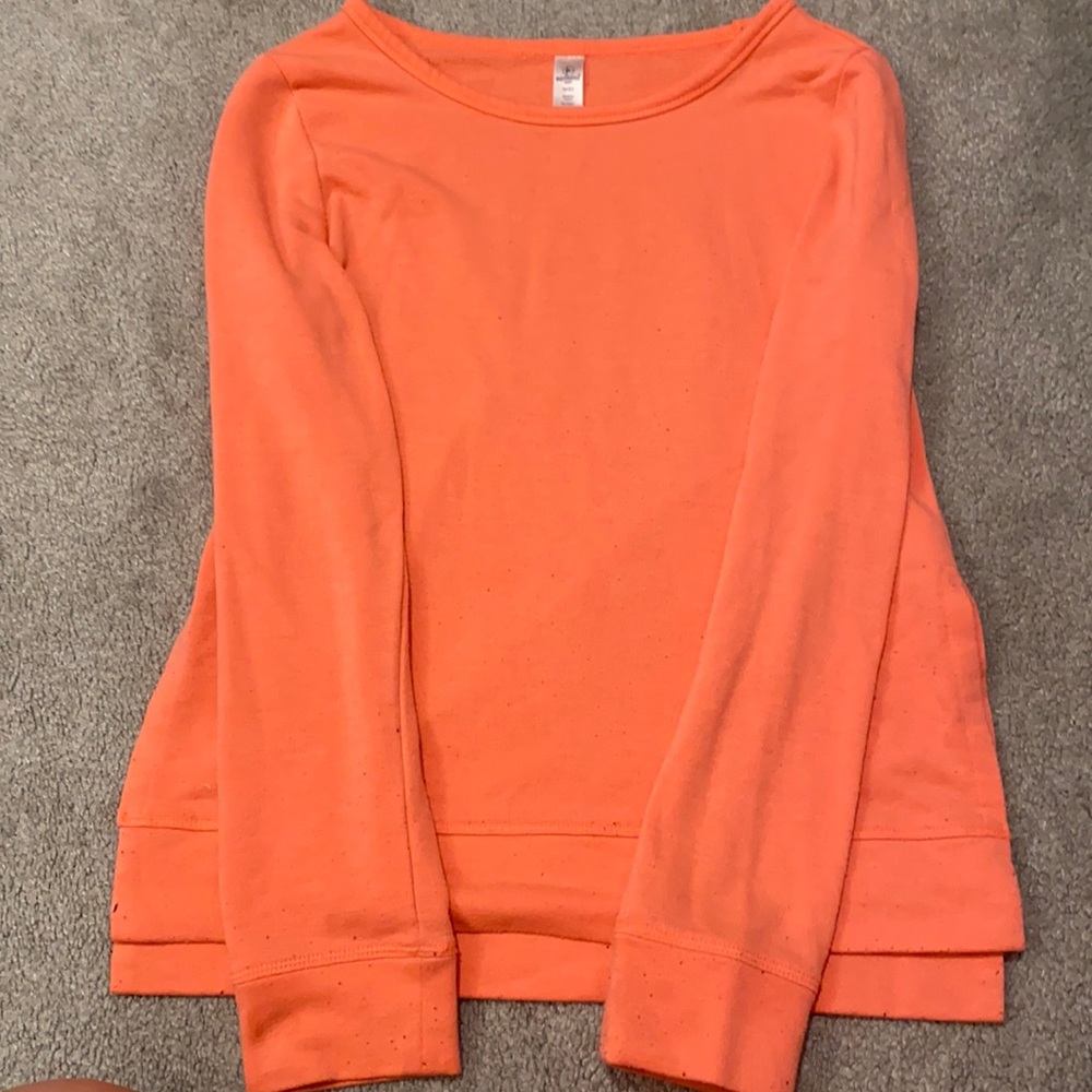 Kids long sleeve tee with slits on side